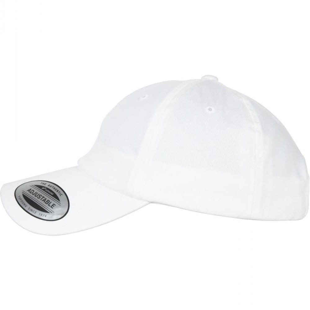 Yupoong - Organic Dad Cap - White - capstore.dk
